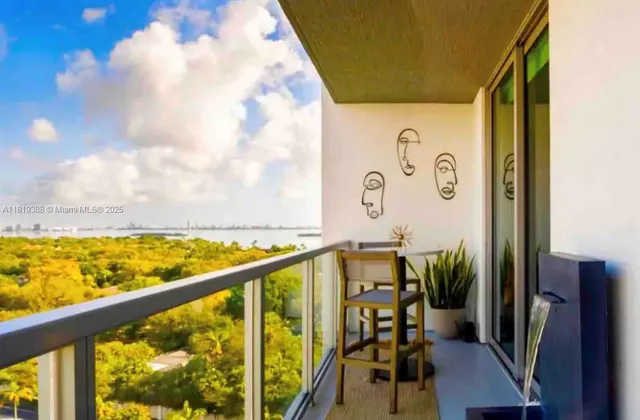 a view of balcony and furniture