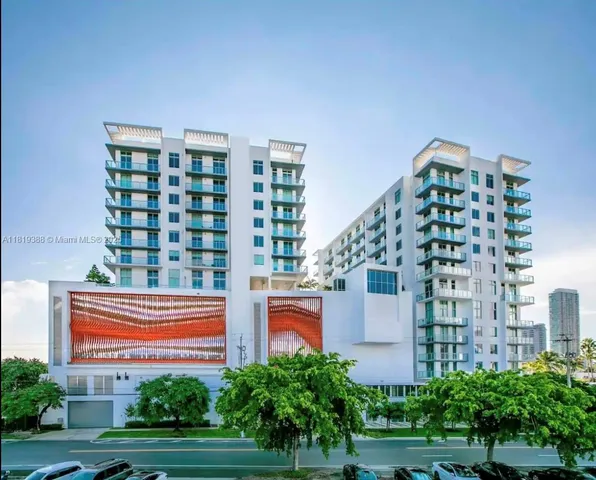 a front view of a building