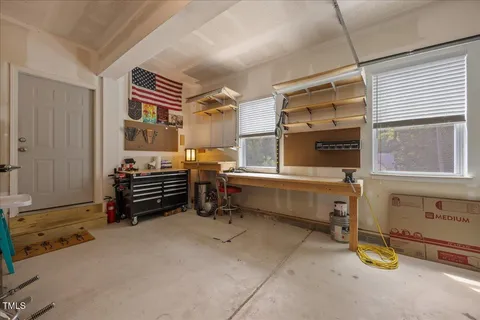 a room with furniture