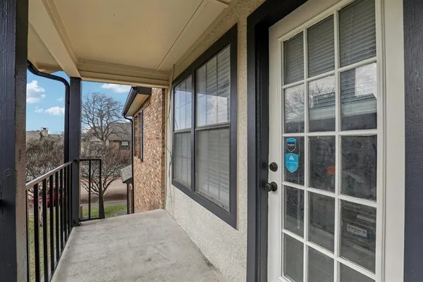 a view of balcony