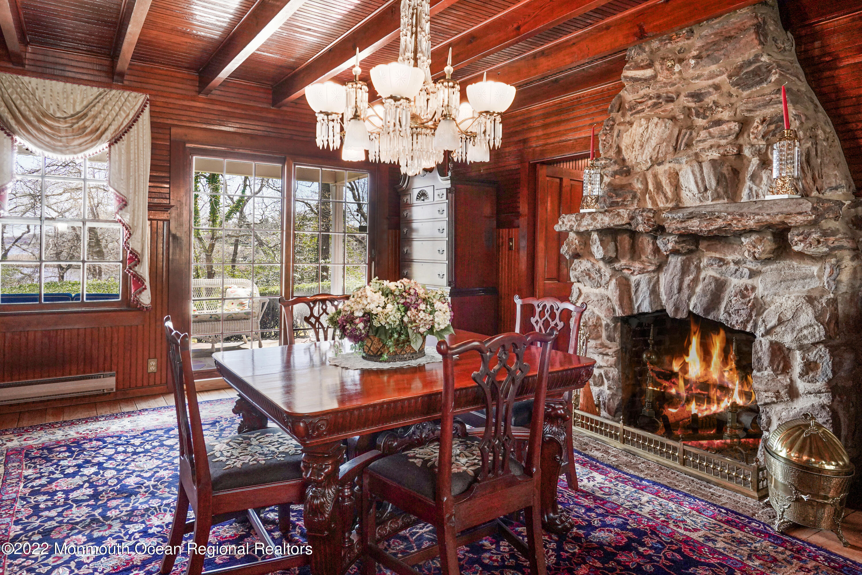 634 Turkey Point Road Brick, NJ 08724 - Photo 28 of 42 dining room with fire place