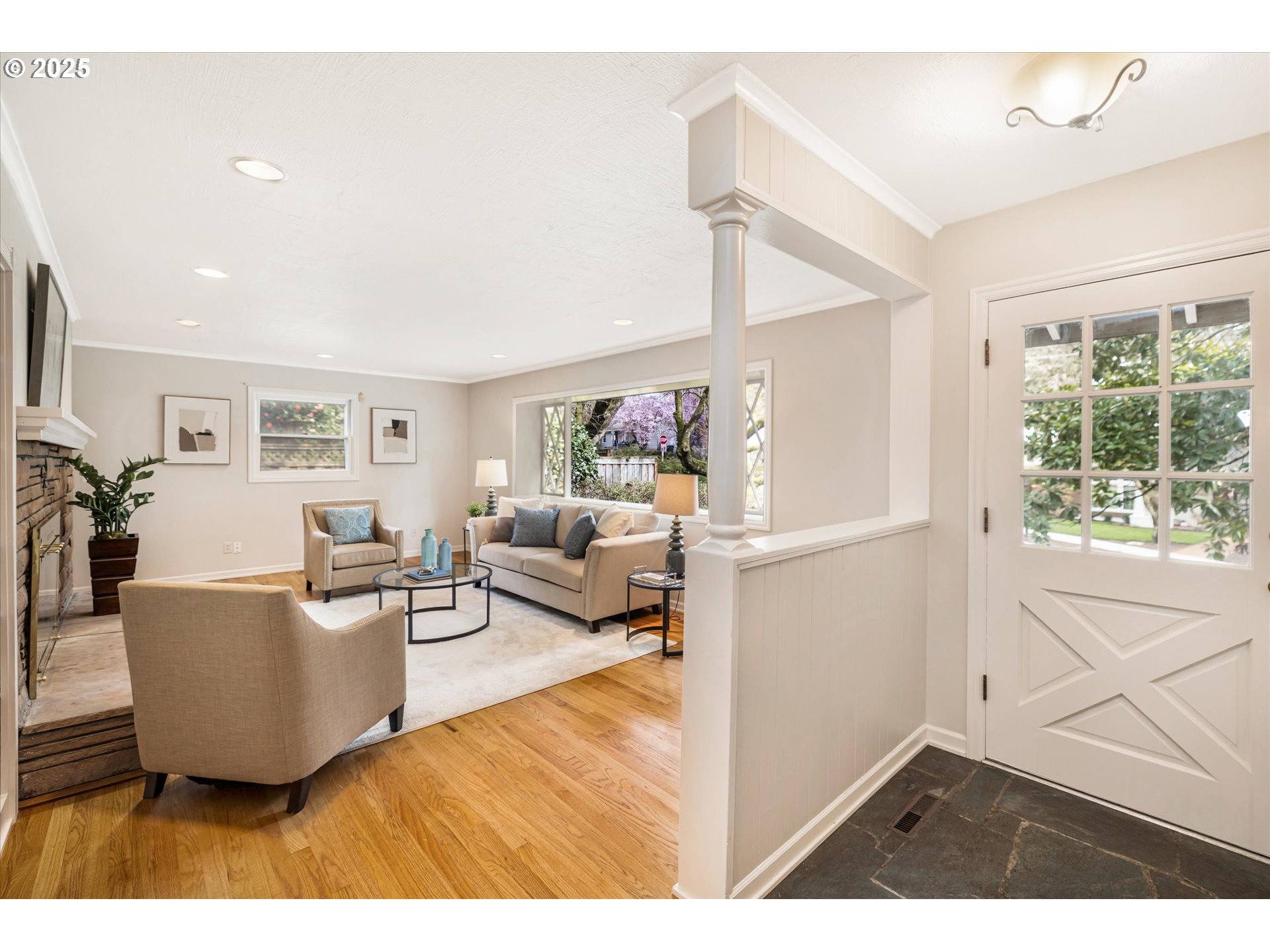 764 10th Street Lake Oswego, OR 97034 - Photo 10 of 41 a living room with furniture and a large window