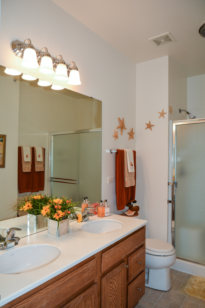 13656 Hemlock Road Huntley, IL 60142 - Photo 14 of 19 a bathroom with a sink mirror and toilet
