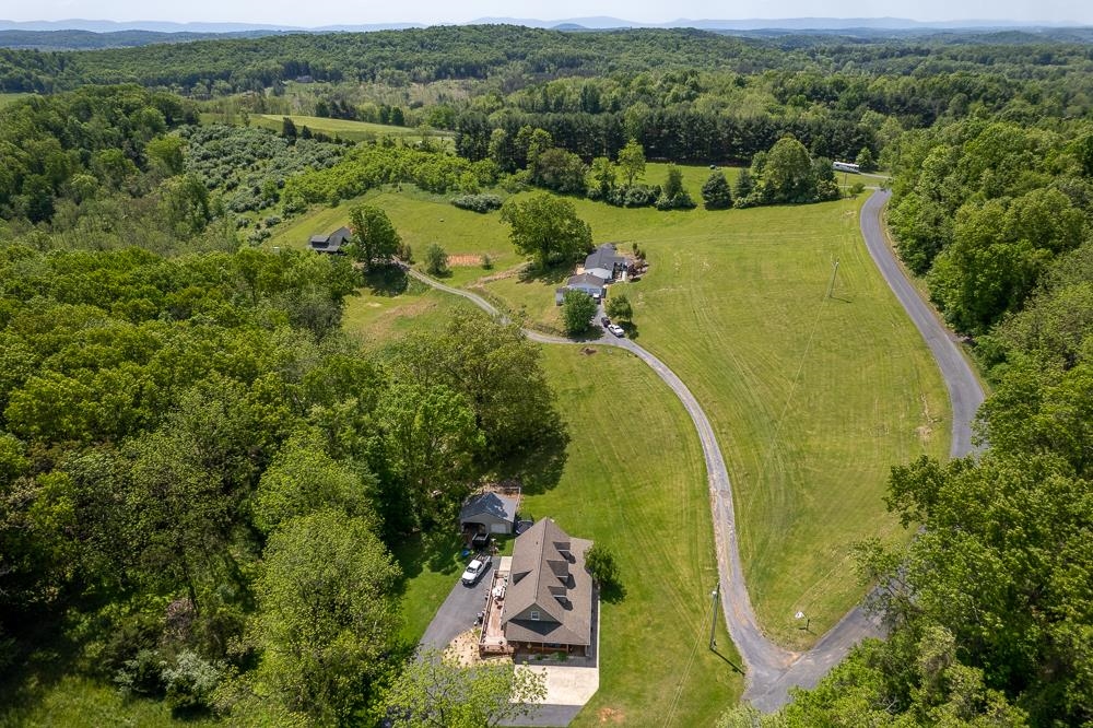 1271 Union Church Road Churchville, VA 24421 - Photo 32 of 46 an aerial view of a residential houses with outdoor space and trees all around
