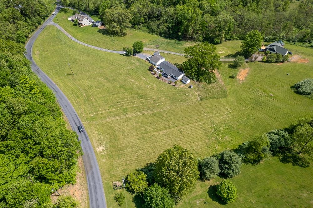 1271 Union Church Road Churchville, VA 24421 - Photo 43 of 46 an aerial view of a residential houses with outdoor space and trees all around