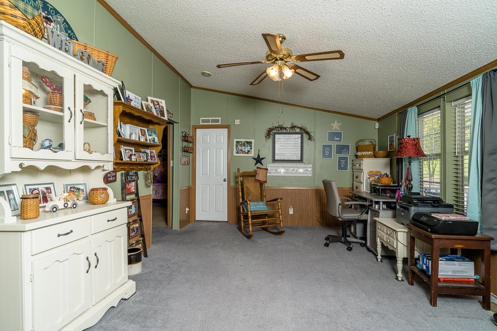 1271 Union Church Road Churchville, VA 24421 - Photo 9 of 46 a view of a workspace with furniture and a livingroom