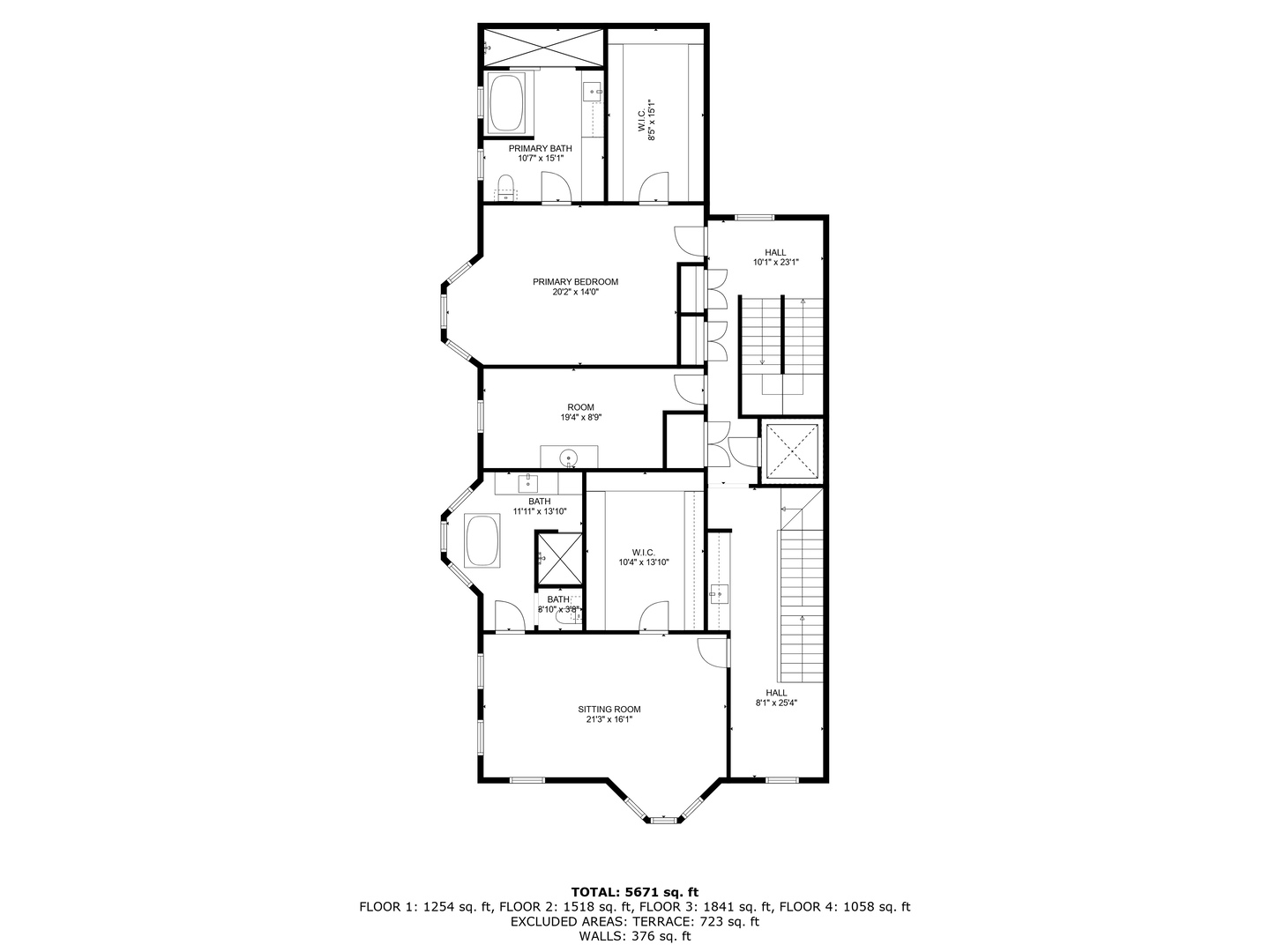 103 West Chestnut Street Chicago, IL 60610 - Photo 47 of 51 a picture of a room with a white wall and white walls
