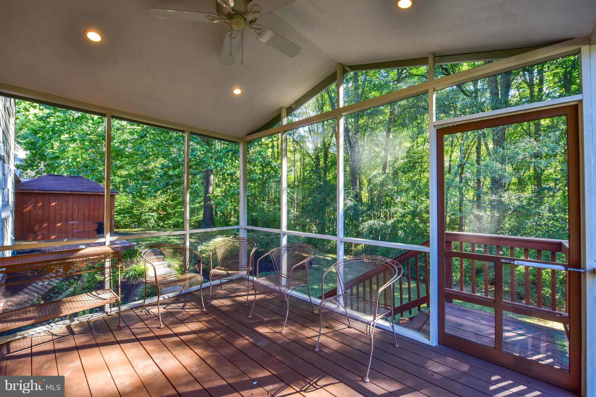 8705 Gateshead Road Alexandria, VA 22309 - Photo 28 of 30 Enjoy nature's serenity from your porch
