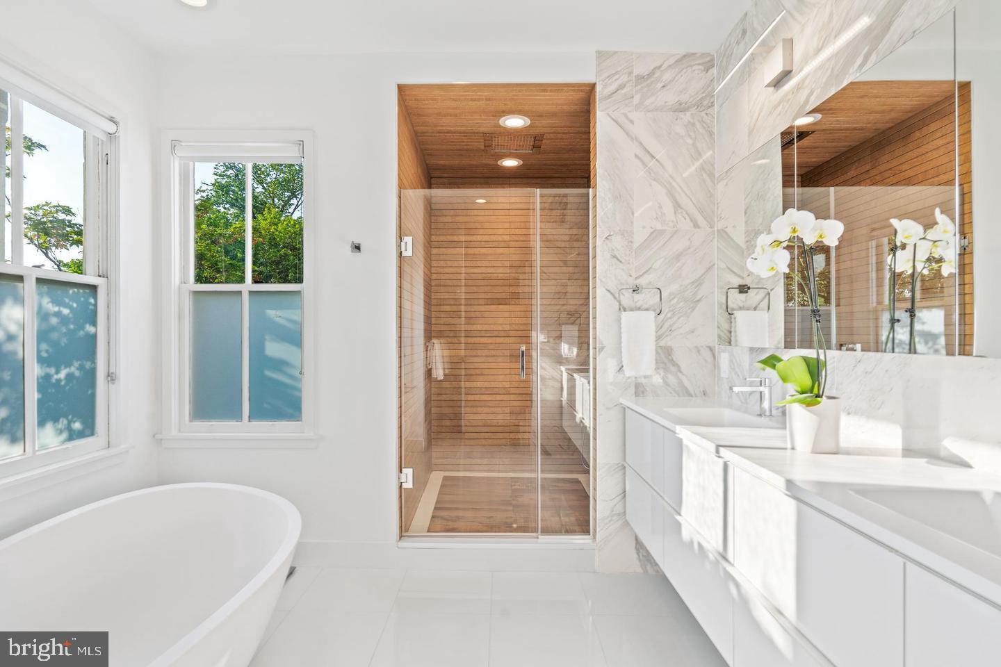 3417 R Street Northwest Washington, DC 20007 - Photo 18 of 29 Spa primary bath