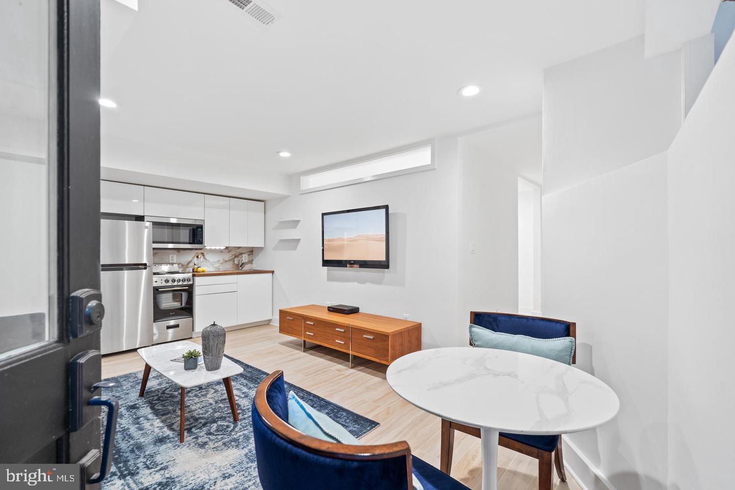 3417 R Street Northwest Washington, DC 20007 - Photo 24 of 29 Downstairs living room/kitchen