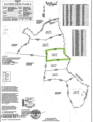 Lot 73 Tomahawk Road Jamestown, TN 38556 - Photo 32 of 33 SURVEY- lot 73
