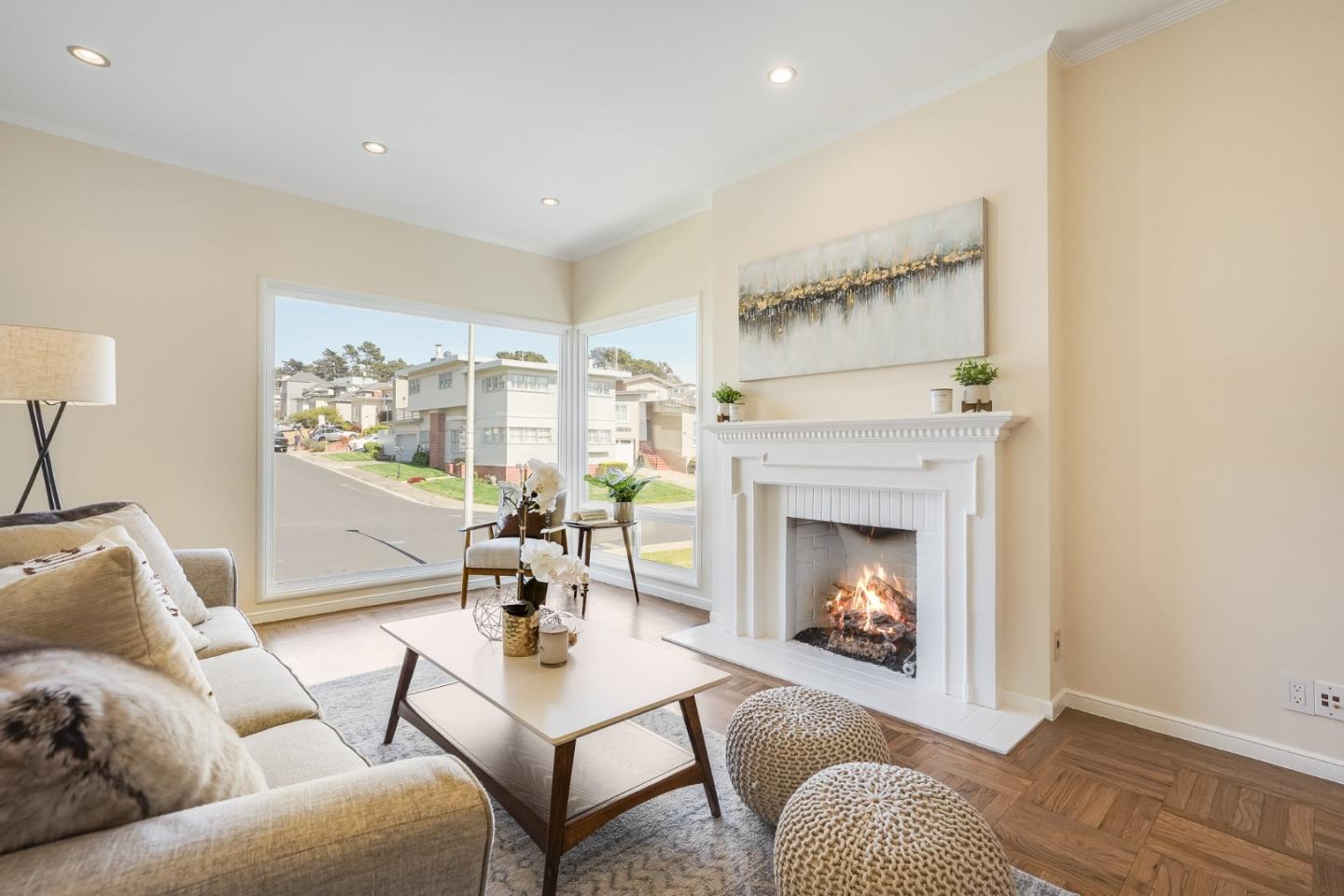 49 Sheffield Drive Daly City, CA 94015 - Photo 8 of 55 a living room with furniture and a fireplace