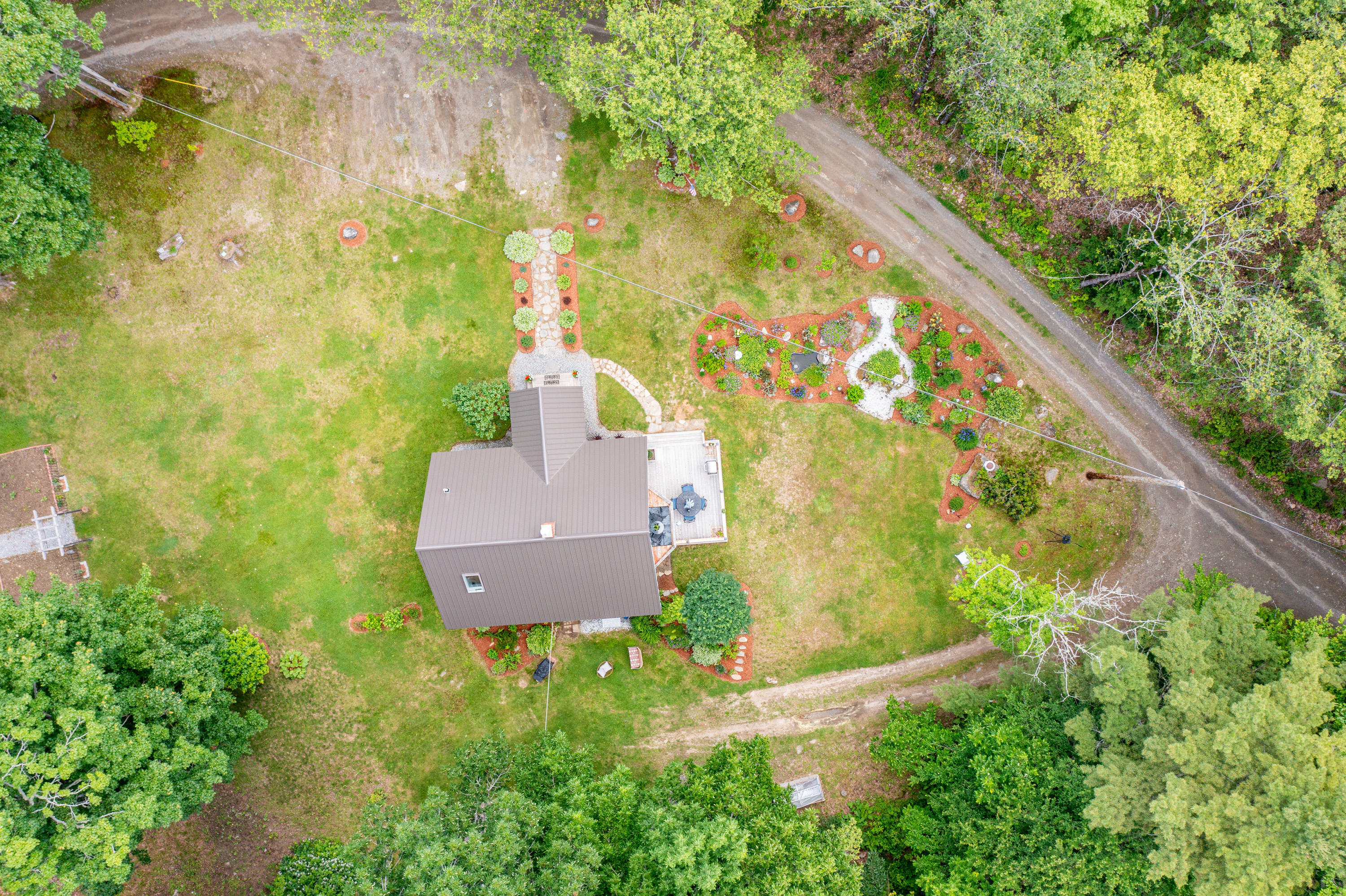 105 Perry Greene Hill Road Waldoboro, ME 04572 - Photo 47 of 61 Aerial shot