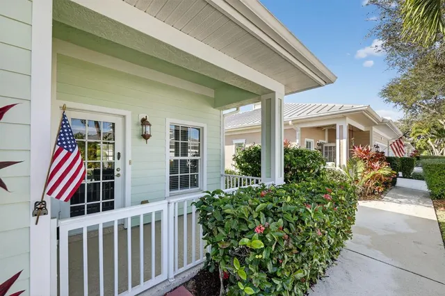 a view of a balcony with a garden