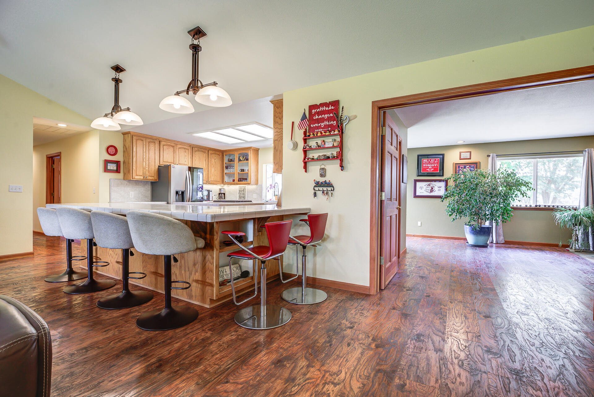 17536 Oly Way Anderson, CA 96007 - Photo 15 of 51 a view of a dining room with furniture window and wooden floor