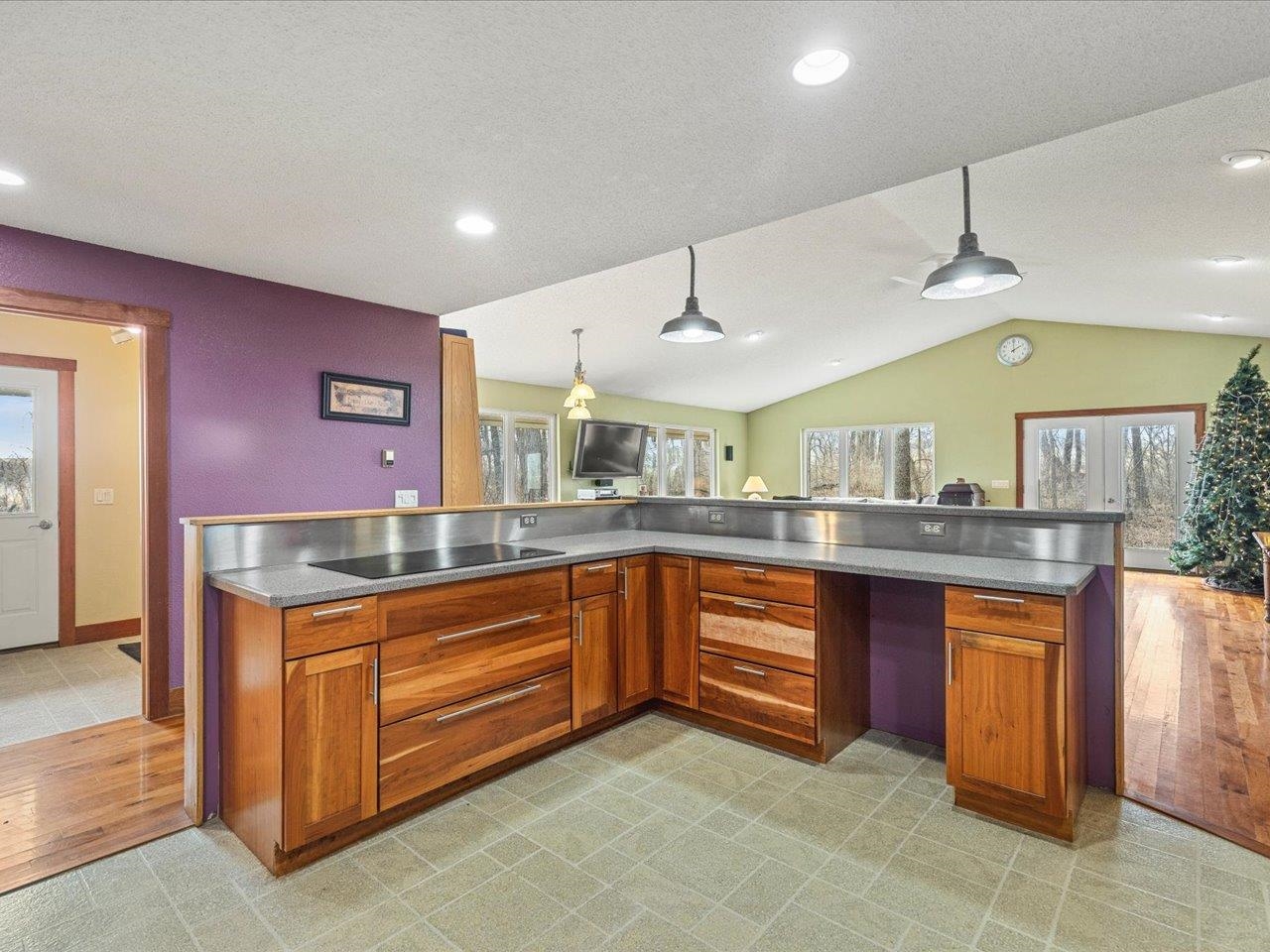 11660 Farm School Road Durand, IL 61024 - Photo 14 of 47 a kitchen with granite countertop a sink and cabinets