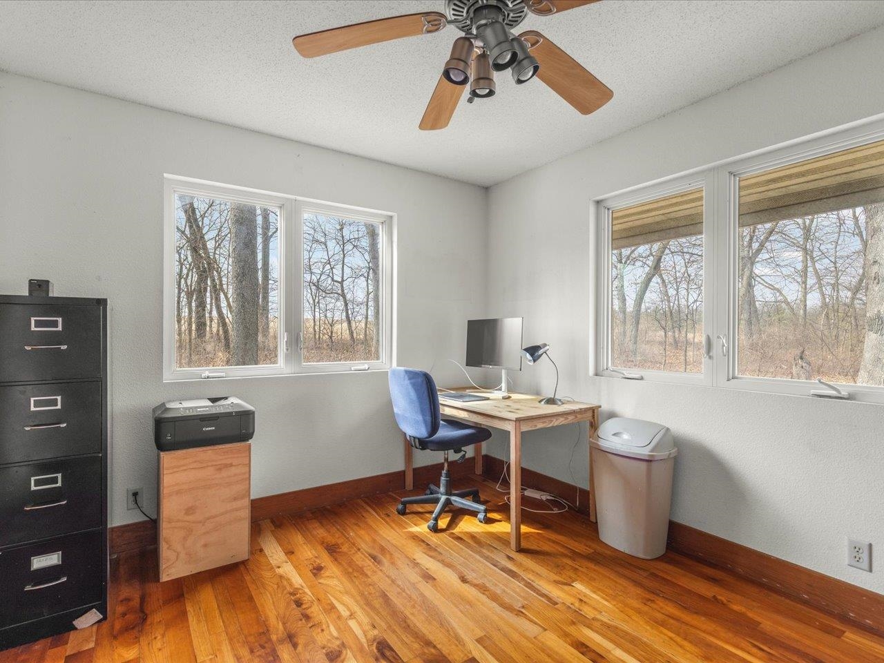 11660 Farm School Road Durand, IL 61024 - Photo 26 of 47 a workspace with wooden floor