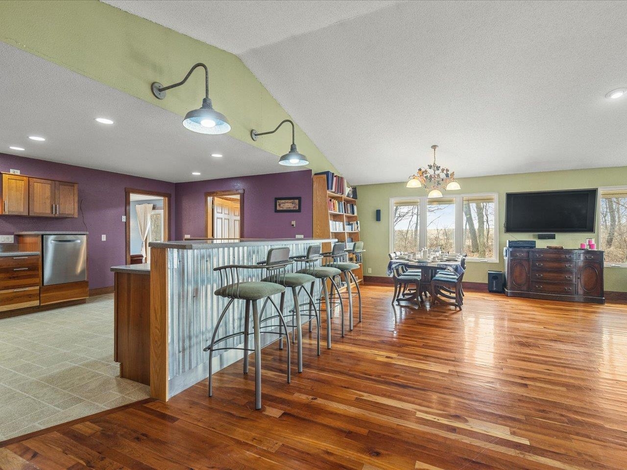 11660 Farm School Road Durand, IL 61024 - Photo 6 of 47 a view of a dining room with furniture window and wooden floor
