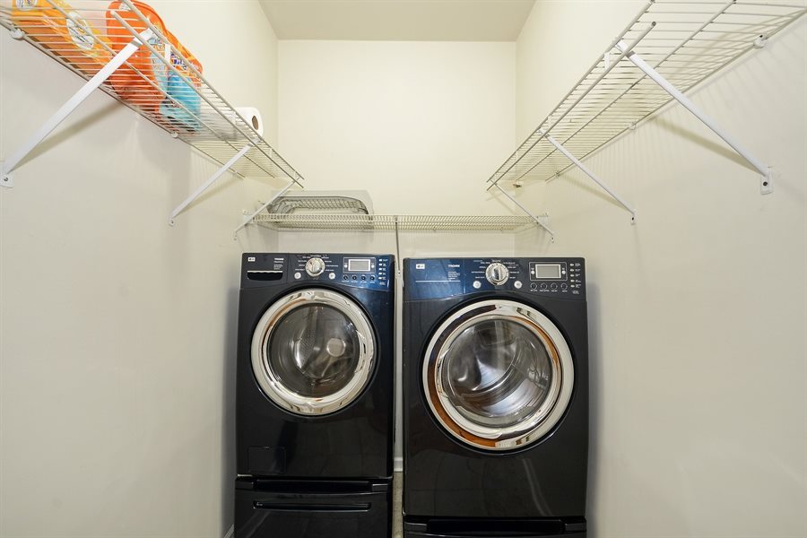 1421 South Halsted Street, Unit 1A Chicago, IL 60607 - Photo 13 of 15 a utility room with dryer and washer