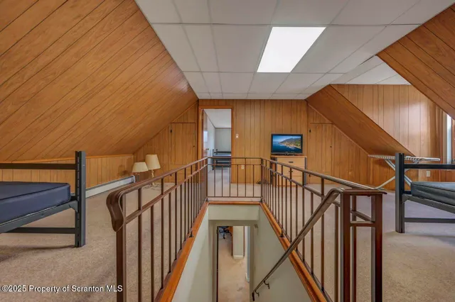 a room with furniture and a window