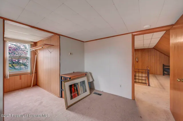 a view of an empty room