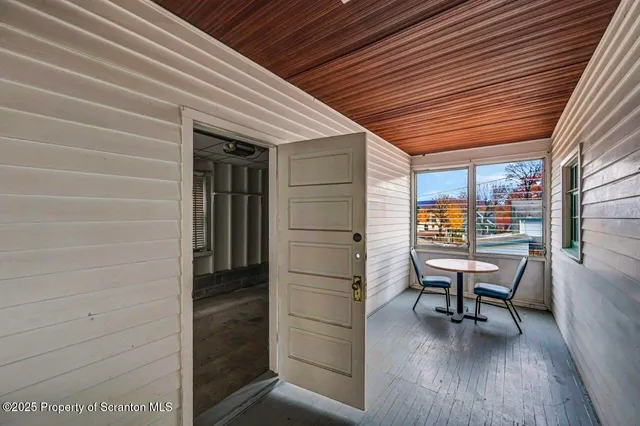 a view of parking garage