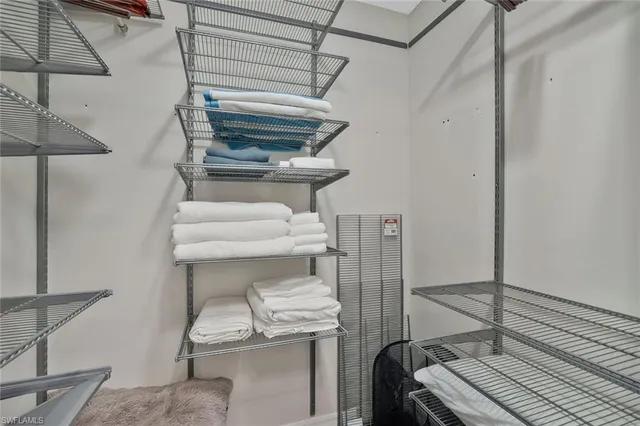 a view of storage and utility room