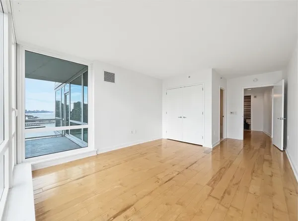 a view of an empty room with window