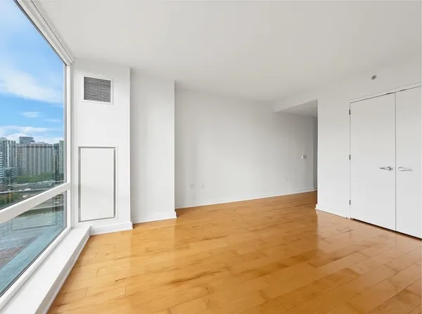 a view of an empty room