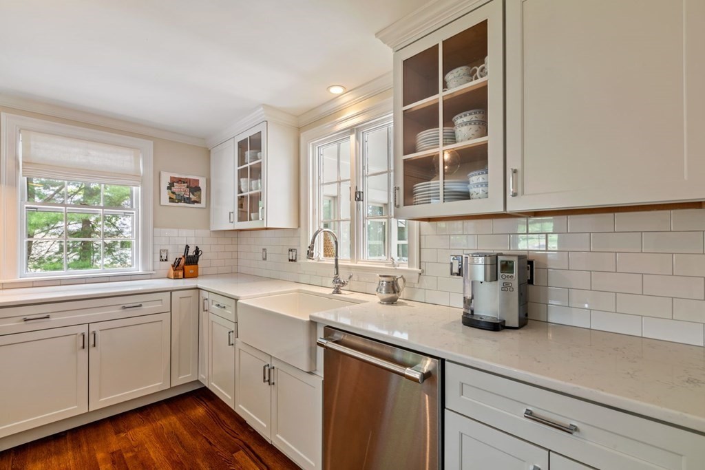 10 Sturbridge Road Wellesley, MA 02481 - Photo 13 of 34 a kitchen with a sink cabinets and window