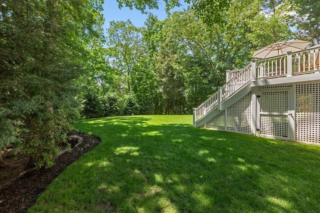10 Sturbridge Road Wellesley, MA 02481 - Photo 31 of 34 a view of backyard with green space