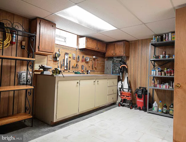 a view of a storage & utility room