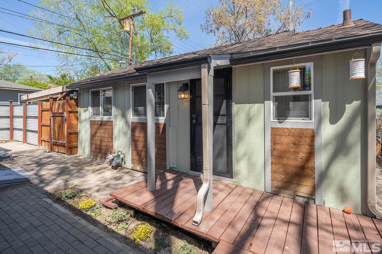 207 Martin Street Reno, NV 89509 - Photo 24 of 40 a view of a house with backyard and sitting area