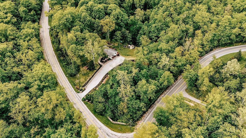 8200 Hopper Road Cincinnati, OH 45255 - Photo 76 of 80 Aerial view of the 4.21 acres which leads to the corner of Eight Mile. 50 Acres of green space in the rear of the home. Please see attached maps in listing information.