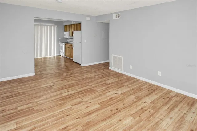 wooden floor in an empty room