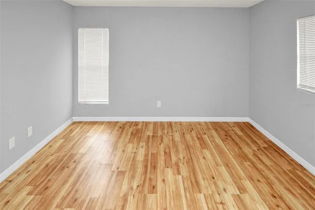 a view of wooden floor in a room