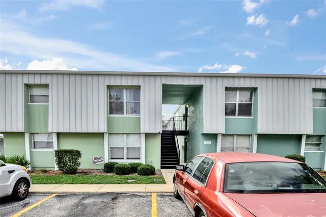 a view of a brick wall