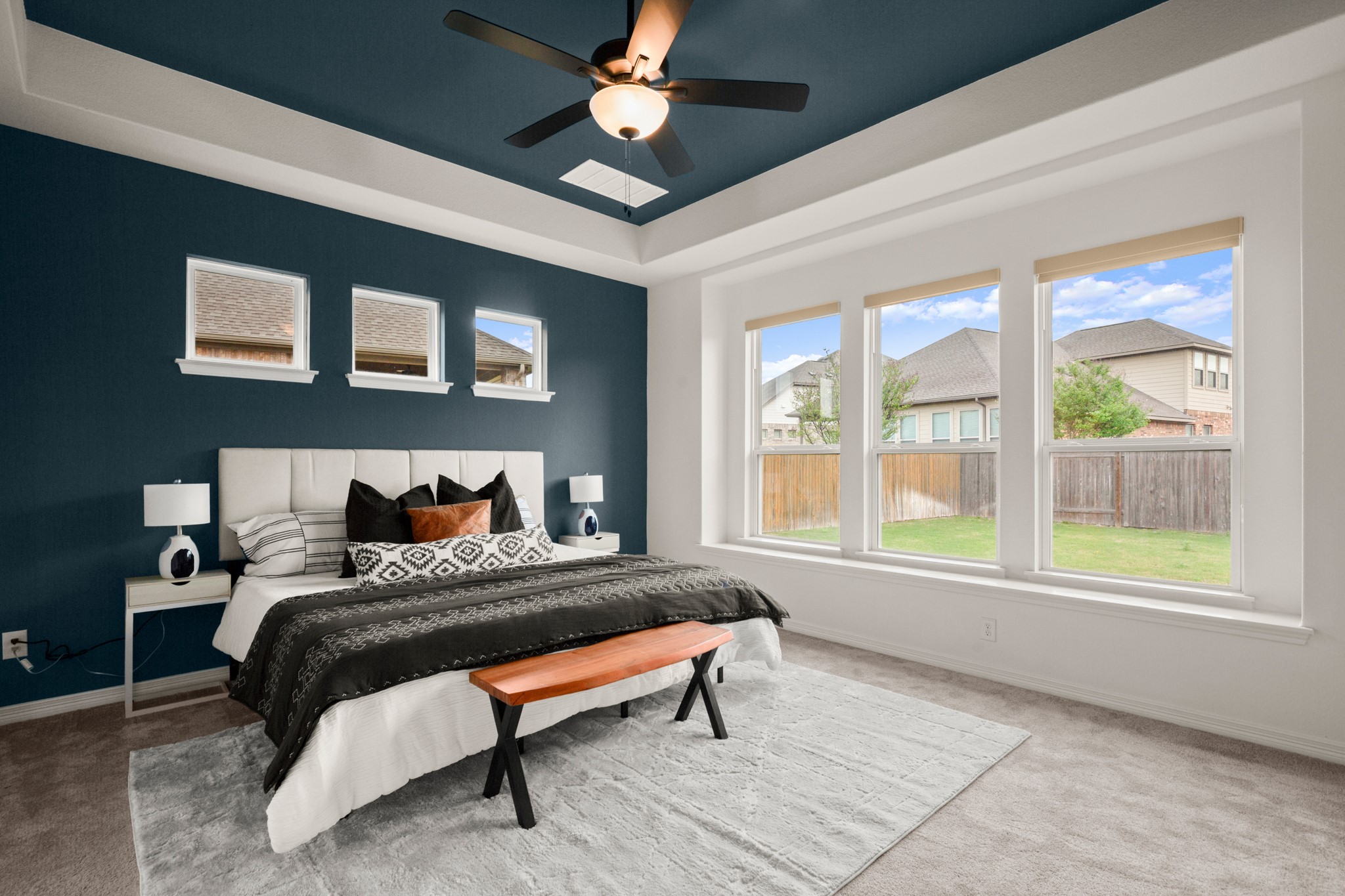 20521 Martin Lane Pflugerville, TX 78660 - Photo 3 of 40 This home offers 5 bedrooms including this oversized and secluded main floor primary suite.