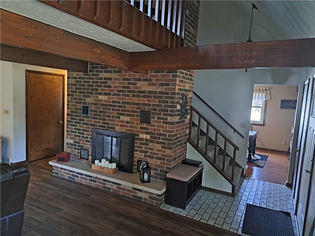 5146 McCandless Road Butler, PA 16001 - Photo 11 of 24 a living room with furniture and a fireplace
