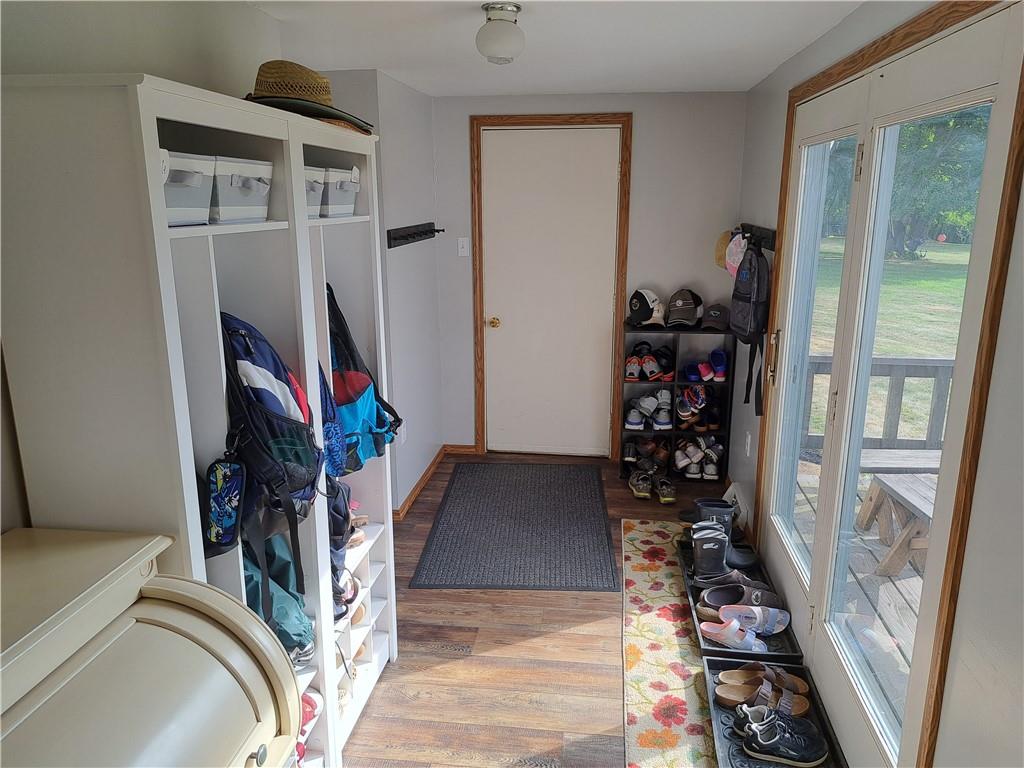 5146 McCandless Road Butler, PA 16001 - Photo 16 of 24 a view of an entryway with wooden floor