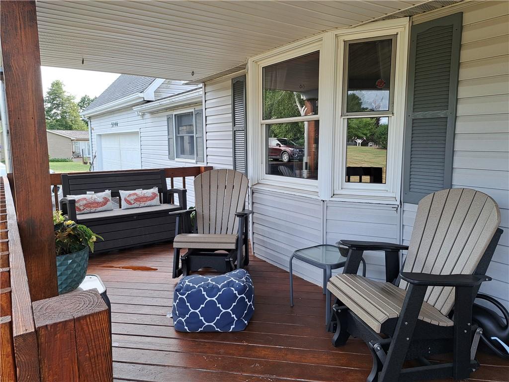 5146 McCandless Road Butler, PA 16001 - Photo 6 of 24 a outdoor living space with furniture and a potted plant