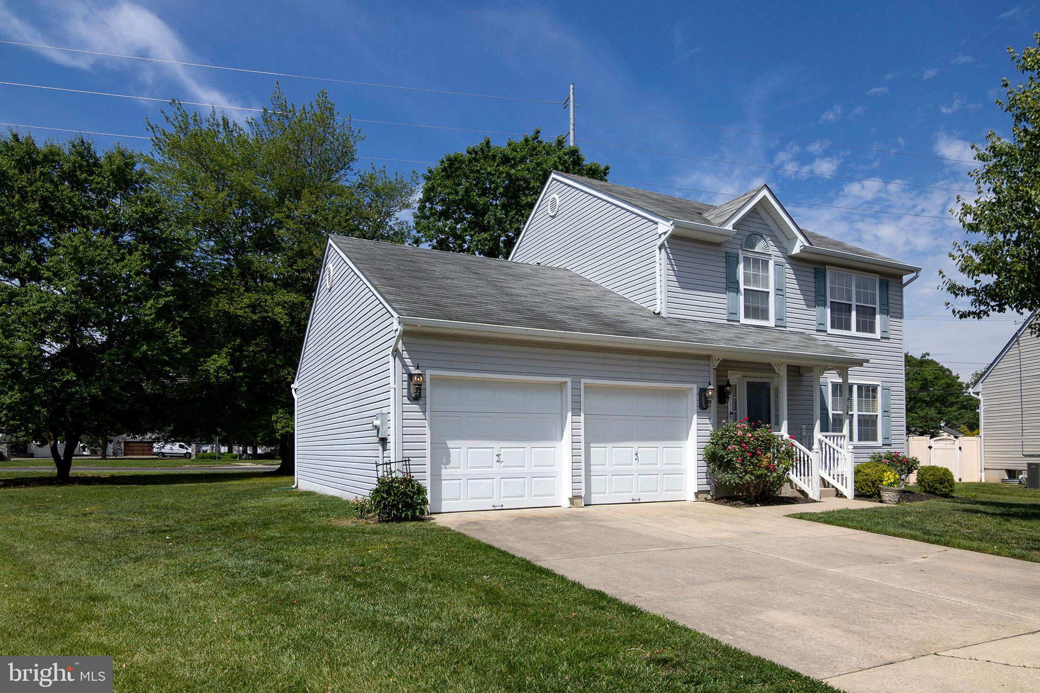 34 Chestertown Road Sicklerville, NJ 08081 - Photo 2 of 52 Exterior Front: Two Car Garage, Two Car Driveway