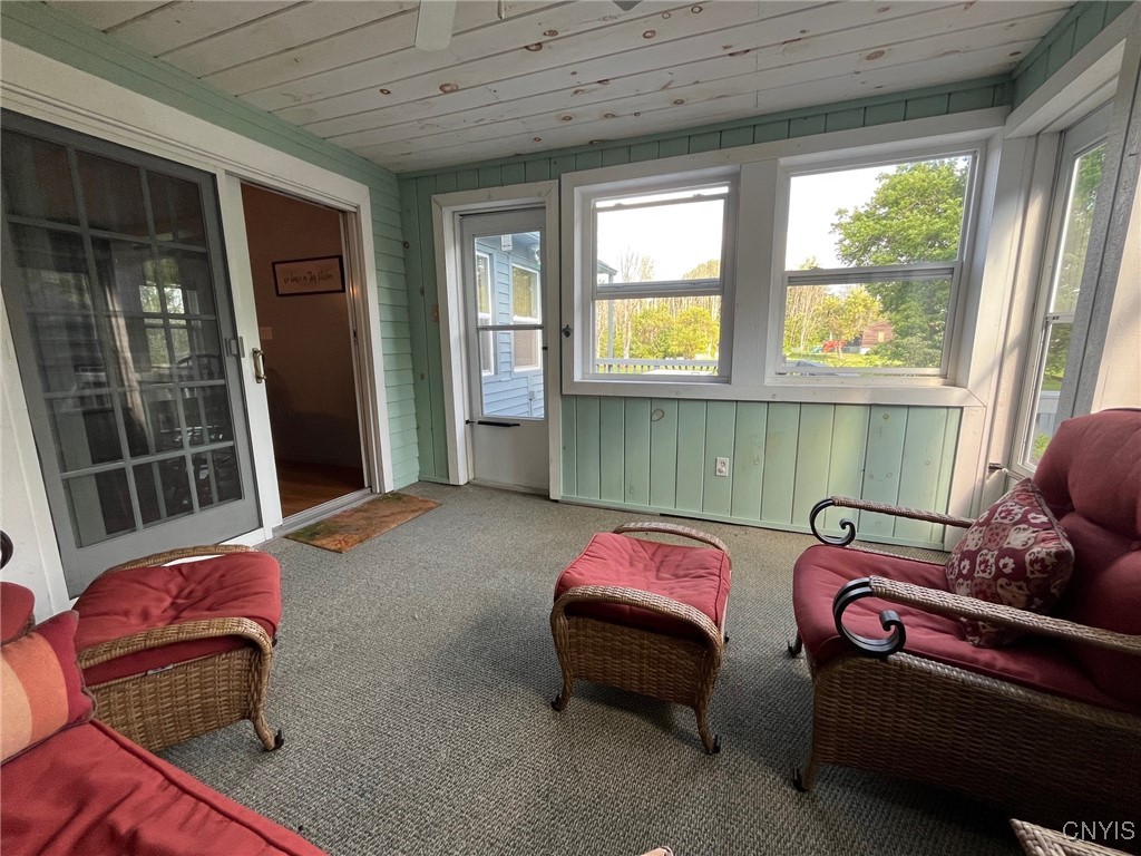 4 Gunther Road Central Square, NY 13036 - Photo 17 of 50 Sunroom, looking onto deck and out into backyard