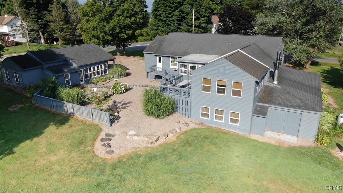 4 Gunther Road Central Square, NY 13036 - Photo 45 of 50 aerial of backyard area, home, and detached garage