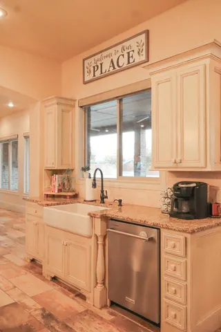 a bed room with a bed and a window