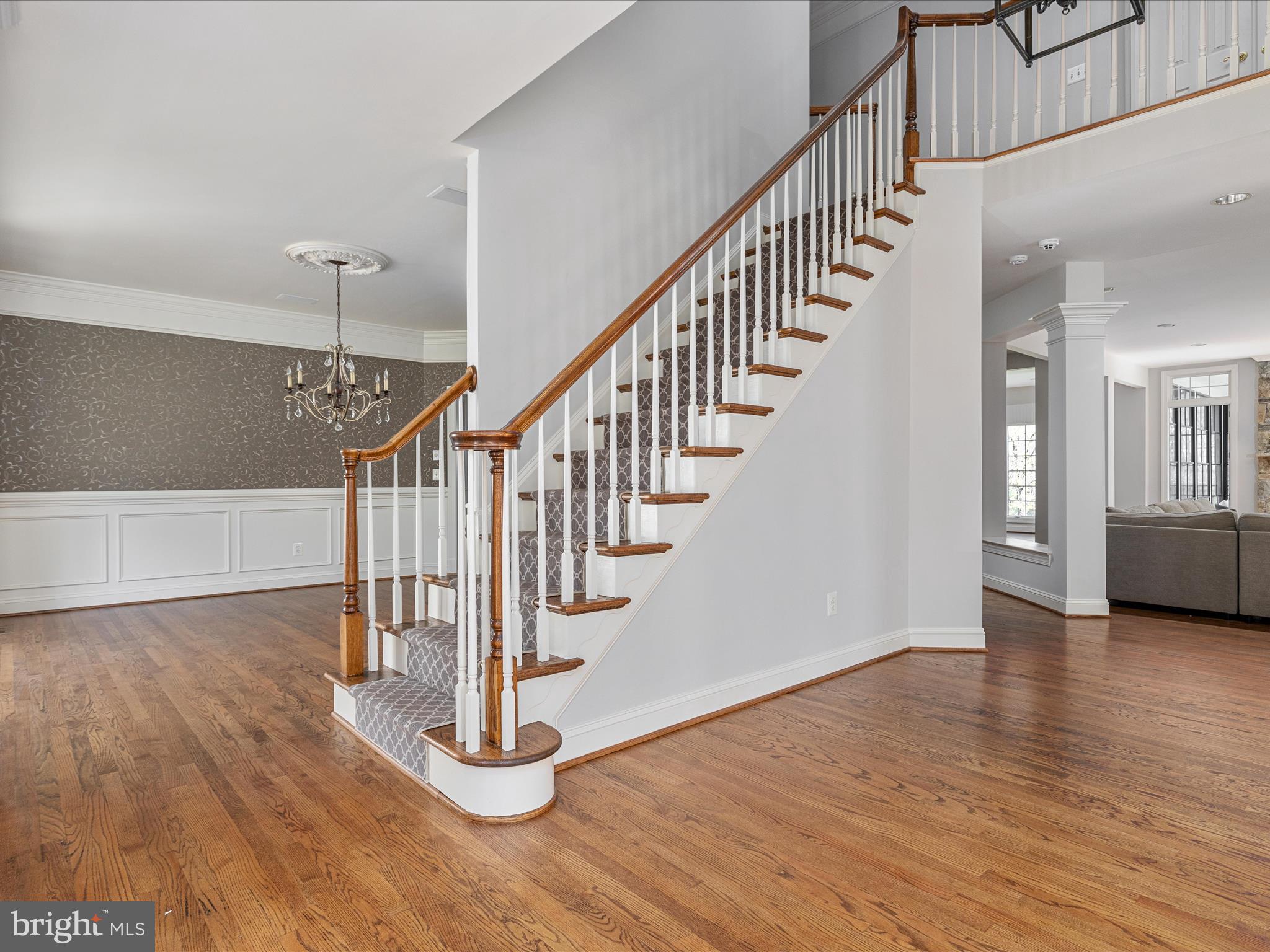 10554 Fox Forest Drive Great Falls, VA 22066 - Photo 5 of 77 a view of entryway and hall with wooden floor