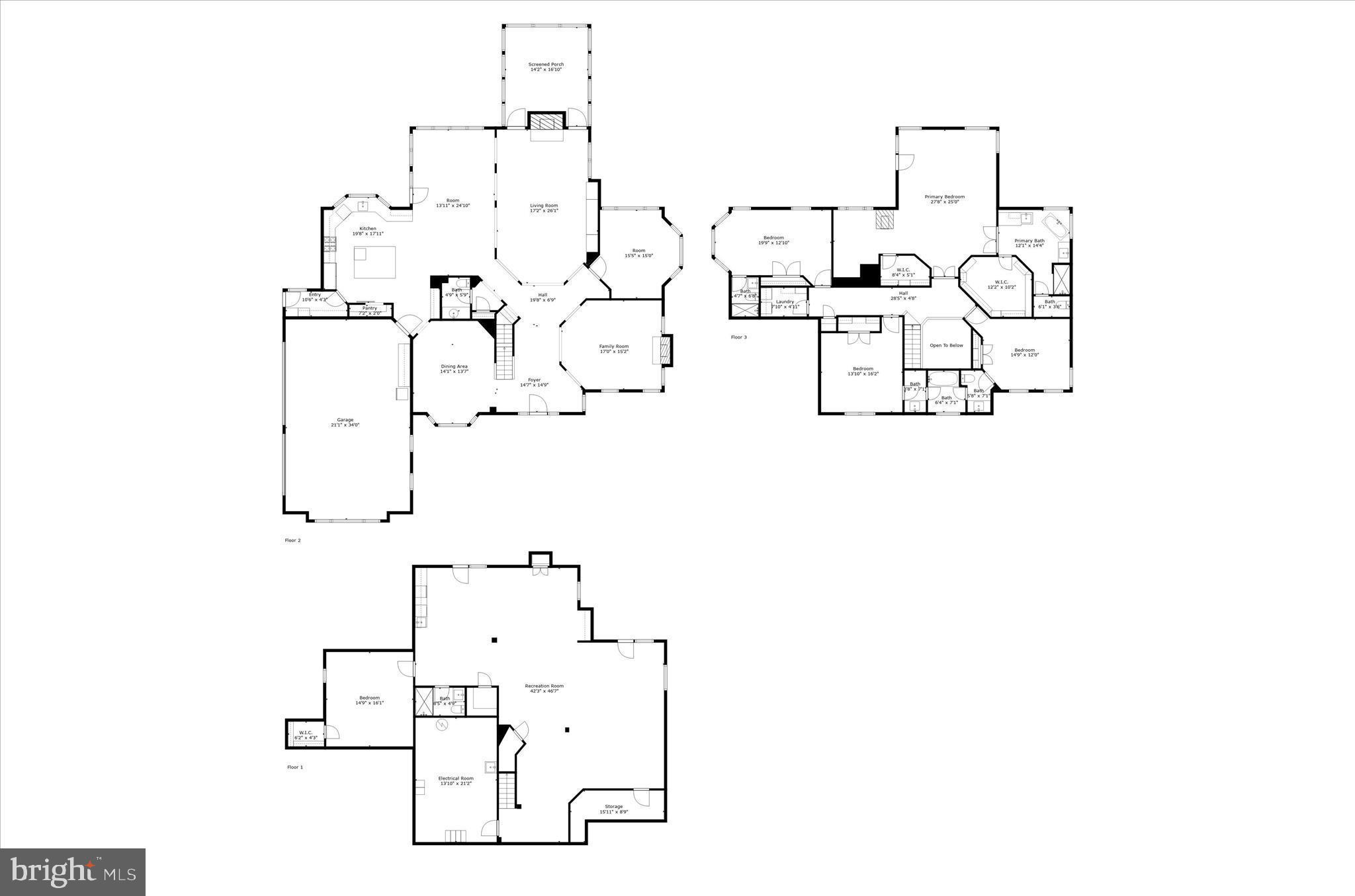 10554 Fox Forest Drive Great Falls, VA 22066 - Photo 77 of 77 Combined Floorplans