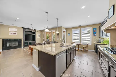 a wooden bench sitting in front of a building
