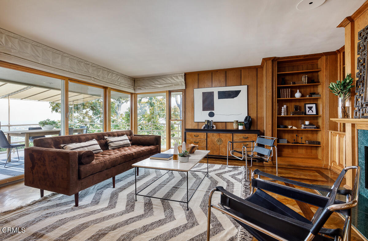 775 Panorama Place Pasadena, CA 91105 - Photo 20 of 62 a living room with furniture and a large window