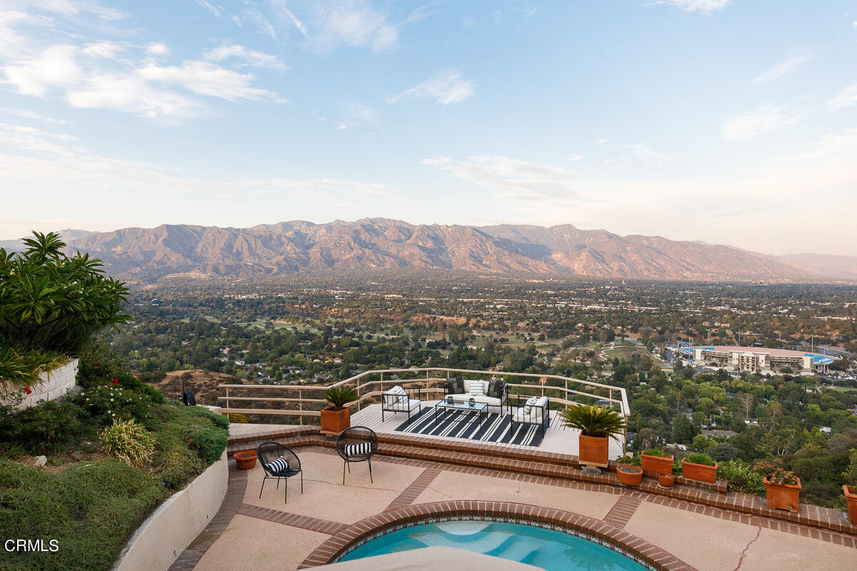 775 Panorama Place Pasadena, CA 91105 - Photo 2 of 62 a view of a city from a terrace